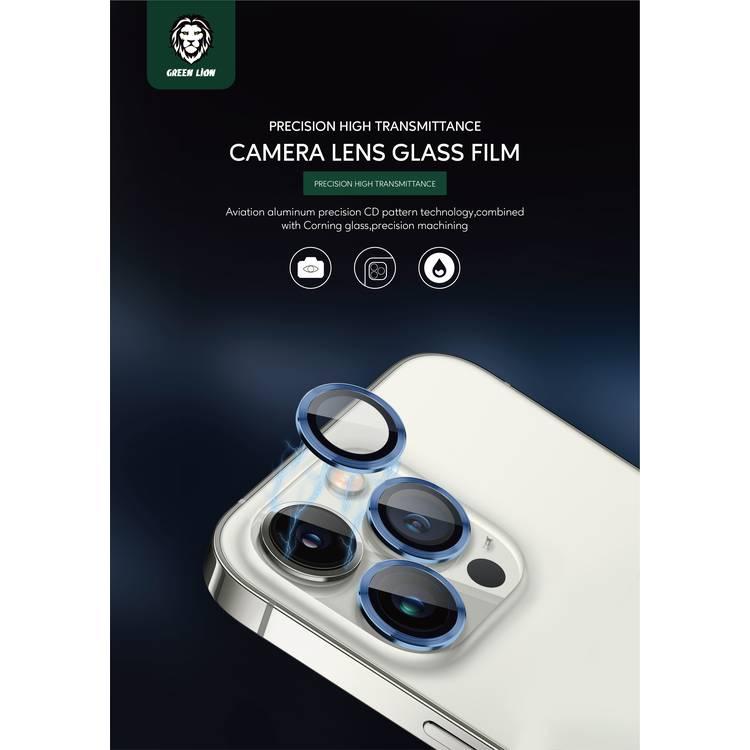 Green Lion Anti-Glare Camera Glass Protector for iPhone 13 Pro / Pro Max - Gold