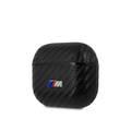 BMW M Collection PC PU Carbon Case with Metal Logo White for Airpods 3 - Black