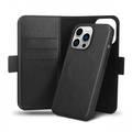 Green Lion 2 in 1 MagSafe Leather Wallet Phone Case Compatible for iPhone 13 Pro (6.1) - Black