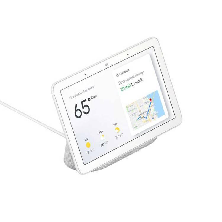 جوجل GA00516-US Home Hub مع شاشة عرض ذكية لمساعد Google مع مساعد Google / اتصال Wi-Fi والبلوتوث اللاسلكي - الطباشير