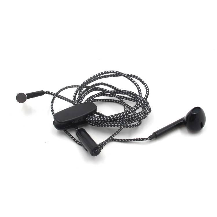 Porodo PD-HF116 Mono Earphone with Rope Cable - Black