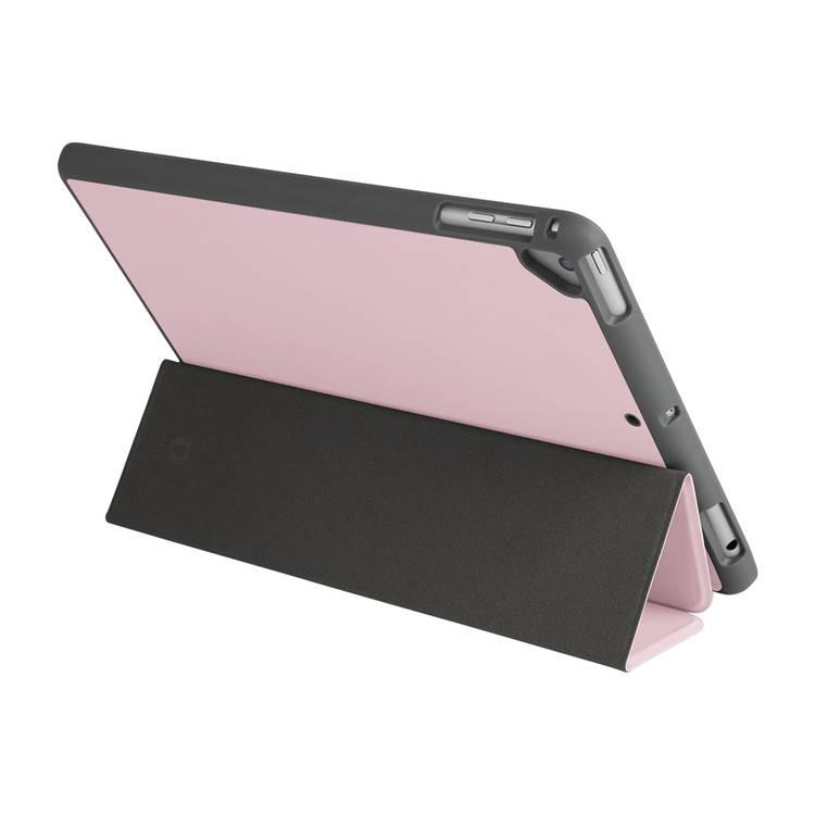 Green Lion Premium Leather Case Compatible for Apple iPad 9.7" 2018 | Trifold Stand Lightweight Design | Anti-Scratch | Shock-Absorption iPad Cover - Pink
