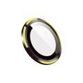 Green Lion 9H Mobile Camera Lens Guard Protector Compatible for iPhone 13 Pro / 13 Pro Max | Minimalist Dustproof iPhone Camera Lens - Black / Gold