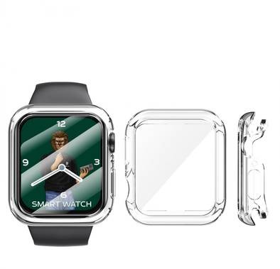 Green Lion Guard Plus PC Apple Watch Case for Apple Watch 45mm - Transparent