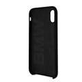 BMW Real Microfiber Silicone Case Compatible with iPhone X - Black