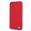 BMW BMHCI65MSILRE Silicone Hard Case Compatible with iPhone Xs Max - Red