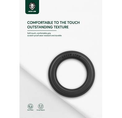 Green Lion Strong Magnetic Phone Holder Sticker | Mag-Snap Mobile Holder - Black