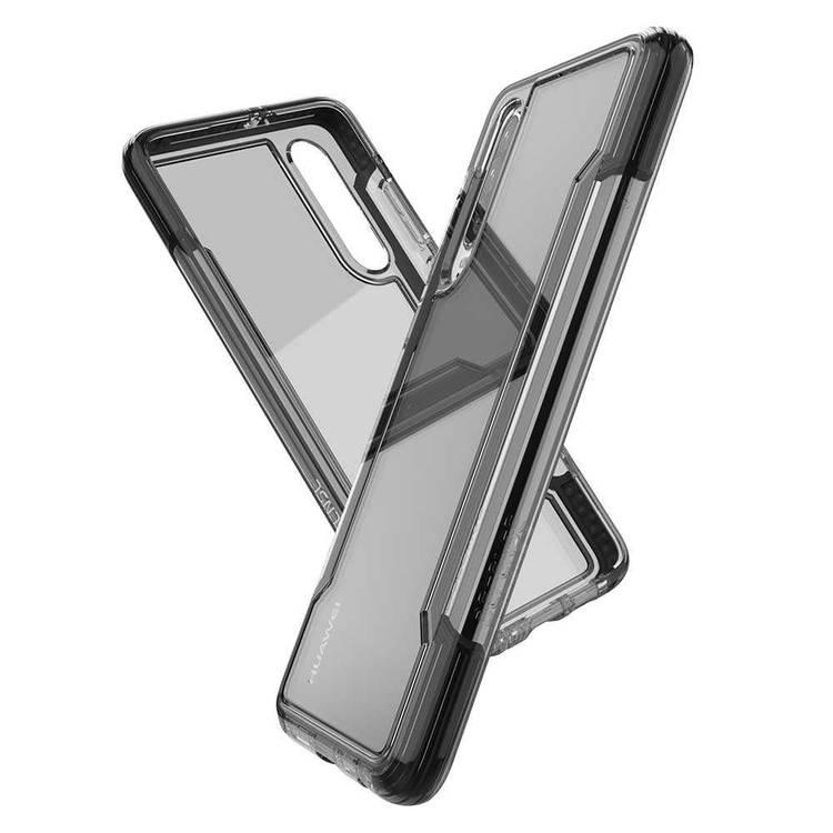 X-Doria Defense Clear Phone Case Compatible for Huawei P30 | Shock Protection Back Cover - Black