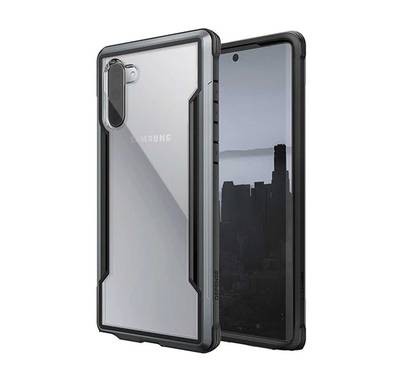 X-Doria Defense Shield Phone Case Compatible for Samsung Galaxy Note 10 Shock-Absorption Back Cover - Black