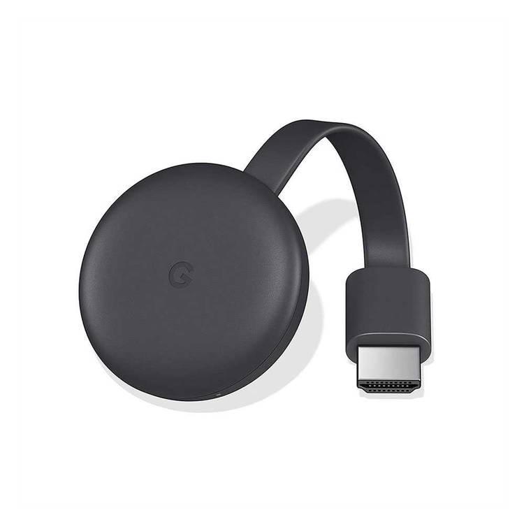 Google Chromecast 3rd Gen for Media Streaming 3pin - Black