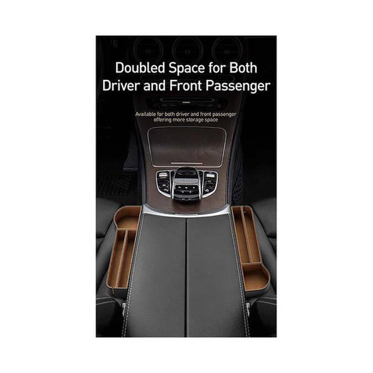 Baseus CRCWH-01 Elegant Car Storage Box | Organizer for Car - Black