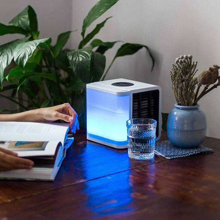 Evapolar evaLIGHT Plus Personal Portable Air Cooler 10W, Evaporative Air Cooler and Humidifier / Cleaner, Portable Air Conditioner - White