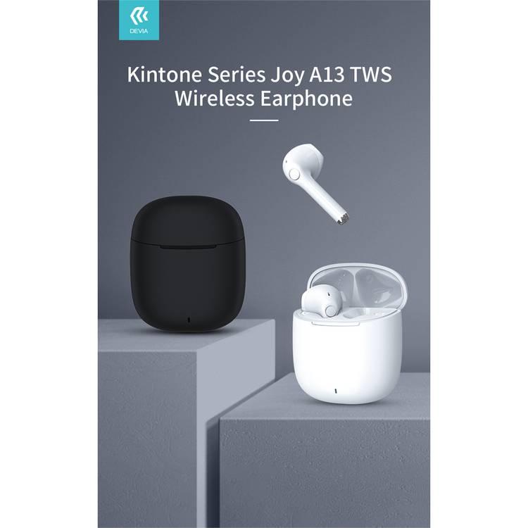 Devia Kintone Series Joy A13 TWS Wireless Earphone-White