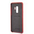 CG MOBILE Ferrari SF Silicone Phone Case Compatible for Samsung Galaxy S9 Plus | Protective Mobile Case Officially Licensed - Red