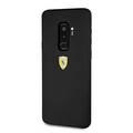 CG MOBILE Ferrari SF Silicone Phone Case Compatible for Samsung Galaxy S9 Plus | Protective Mobile Case Officially Licensed - Black