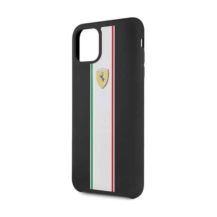 CG MOBILE Silicone Phone Case On Track & Stripes Compatible for iPhone 11 Pro Max (6.5") Drop Protection Mobile Case Officially Licensed - Black