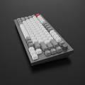 Keychron Q1 QMK Gateron Phantom Mechanical Keyboard with Knob, RGB, Brown Switch &  Custom Hot-swappable | Ergonomic Design Gaming Keyboard - Space Gray