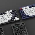 Keychron Q1 QMK Gateron Phantom Mechanical Keyboard with Knob, RGB, Red Switch & Custom Hot-swappable | Ergonomic Design Gaming Keyboard - Navy Blue