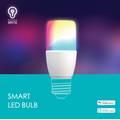 Porodo Brite Smart LED Bulb-Multi Color, Works with Alexa and Google Assistant, 16 Million RGB Colours - White