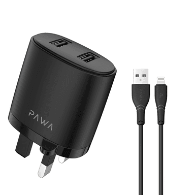 Pawa Solid Travel Charger Dual USB Po...