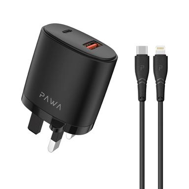 Pawa Solid Travel Charger Dual PD & Q...