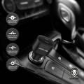 Green Lion Dual Port USB-C Car Charger 45W | Lightweight Design Portable Car Power Adapter - Black