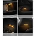 بيسوس DGXW-02 المصابيح الداخلية للسيارة على شكل كبسولة (قطعتان / عبوة) - أبيض