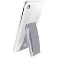 LoveHandle Pro Phone Stand | Magnetic Mobile Phone Grip | Swappable Kickstand Strap - Solid Silver
