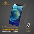 Liberty Guard LGCLR3DSRE12PRO 3D Black Silicon Rounded Edge Screen Protector For iPhone 12 Pro, Anti Shock & Anti Impact - Black