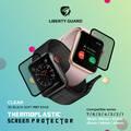 Liberty Guard LGCLR3DPET42MM 3D Full Cover Soft PET Screen Protector For Apple Watch (42mm), Anti Shock & Anti Impact - Clear