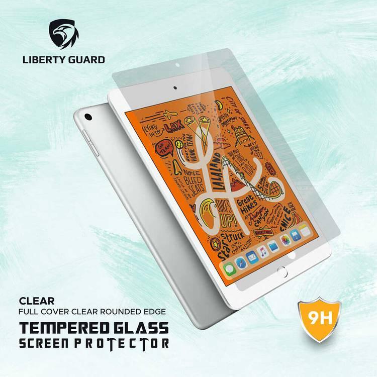Liberty Guard LGCLREIPDM4M5 Full Cover Clear Rounded Edge Screen Protector For iPad Mini4 / mini 5, Anti Shock & Anti Impact  - Clear