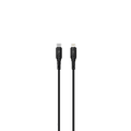 Pawa Nylon Braided 20W Data & Quick Charging USB-C to Lightning Cable 1.2m/4ft - Black