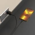 Pawa Nylon Braided 2.4A Data & Quick Charging Lightning Cable 1.2m/4ft - Black