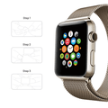 Porodo iGuard Steel Mesh Watch Band For Apple Watch 42/44/45mm - Retro Golden