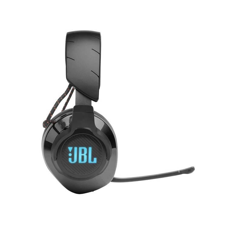 JBL Quantum 610 Wireless Over-Ear Gaming Headphone, PC Gaming Headphones with Surround Sound & Game-chat Balance Dial,  Voice Focus Flip-up Boom Mic - Black