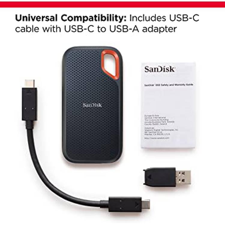 SanDisk Portable 500GB SSD  - Up to 1050MB/s