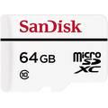 SanDisk High Endurance Video Monitoring Memory Card with Adapter 64GB (SDSDQQ-064G-G46A), White