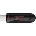 ذاكرة فلاش USB سانديسك يو اف ام USB 64 جيجا كروزر جلايد 3.0 64 جيجا USB 3.0 (3.1 الجيل الاول) USB A لون اسود، احمر
