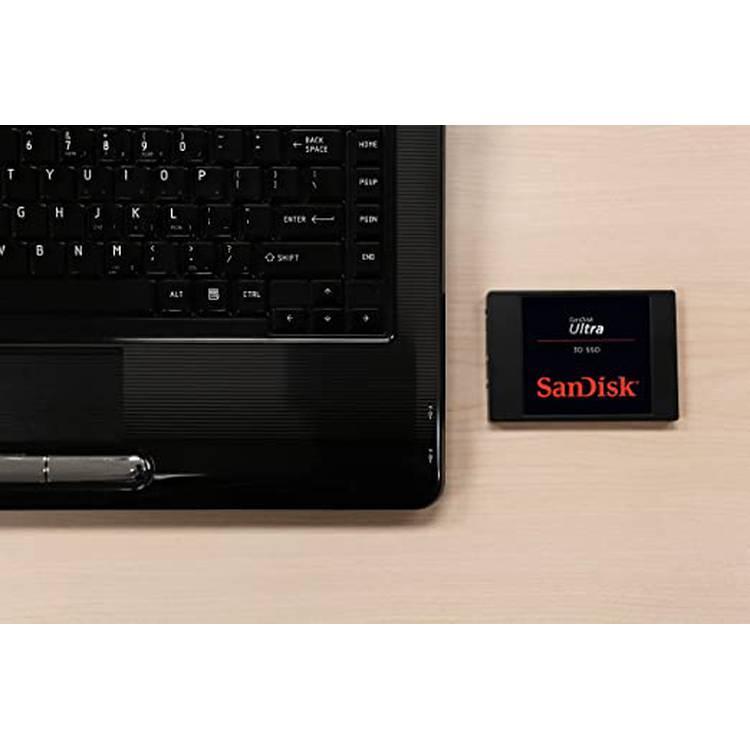 SanDisk 500GB Ultra 3D NAND Internal SSD - SDSSDH3-500G-G25, Black