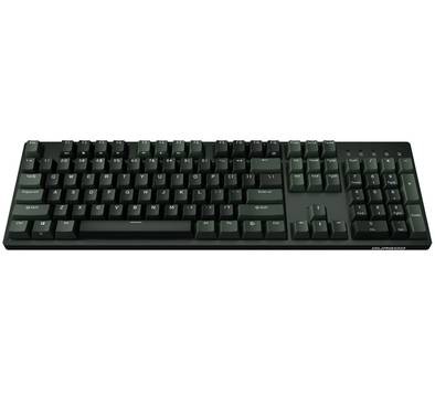 Durgod Taurus K310 Mechanical Gaming Keyboard - 104 Keys - Double Shot PBT - NKRO - USB Type C, compatibility with Mac & Windows, Red Switch - Black/Dark Green
