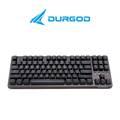 Durgod Taurus K320 TKL Wireless Mechanical Gaming Keyboard , Double Shot PBT NKRO, 87 Keys , USB Type C , compatibility with Mac & Windows, Brown Switch - Space Purple