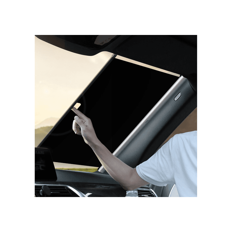 Retractable Sun Visor with Double Thermal Insulation