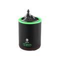 Green Lion GNSBKURMIBK Smart Bakhour Mini Portable Incense Burner with Light, Universal, external use - Black