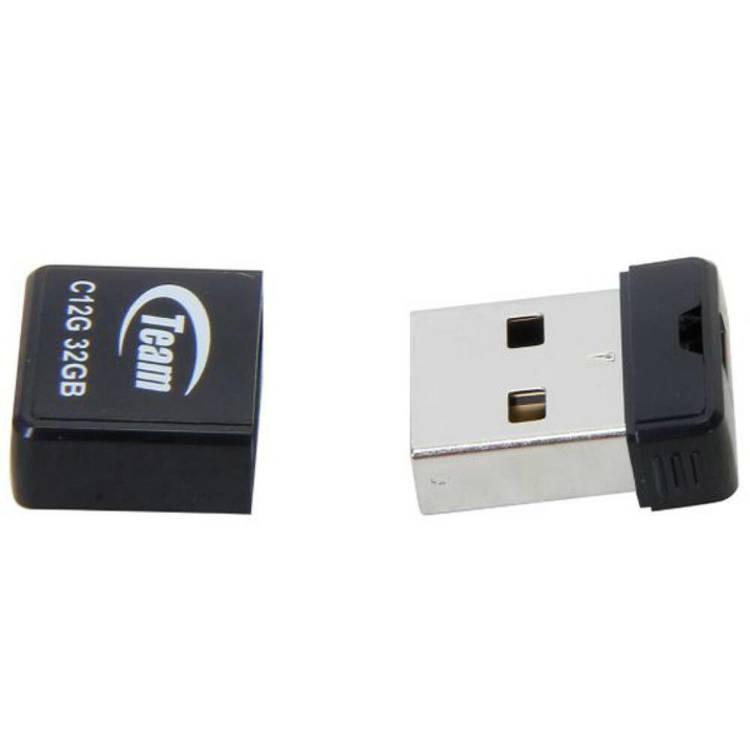 TeamGroup C12G Water Proof USB 2.0 Flash Drive 32gb - Black