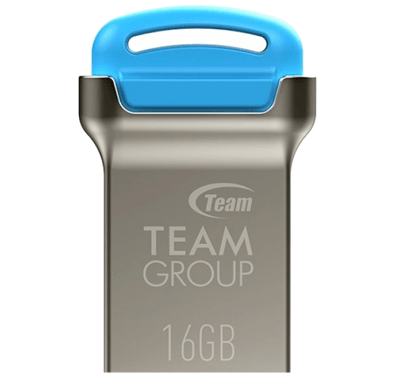 TEAMGROUP C161 Water Proof USB 2.0 Flash Drive 16gb - Silver/Blue