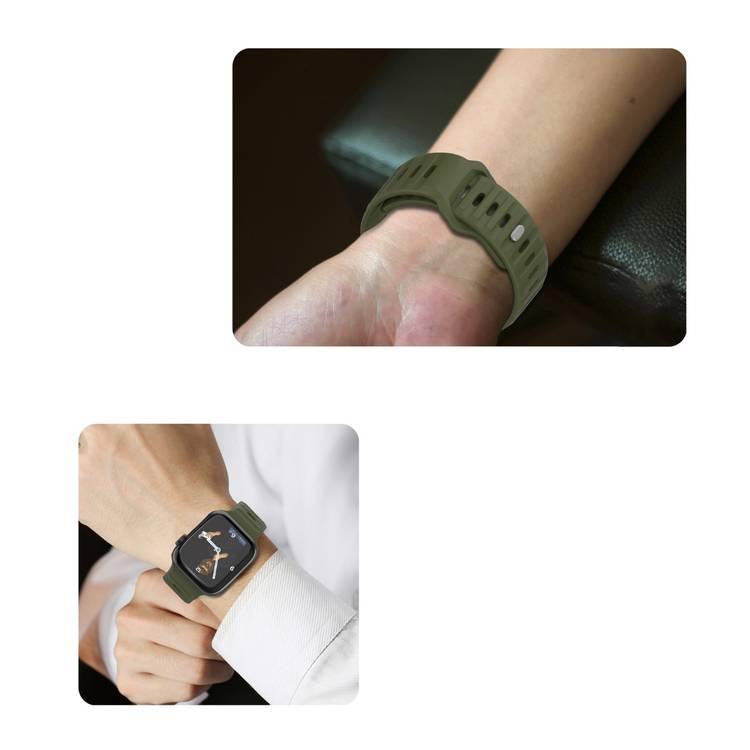 Green Lion Premier Hovel Series Strap for Apple Watch 42/44/45mm - White