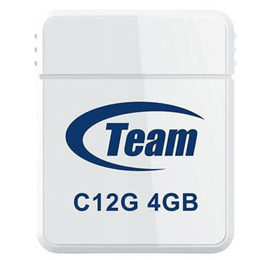 TeamGroup C12G Water Proof USB 2.0 Flash Drive 4gb - White
