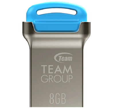 TEAMGROUP C161 Water Proof USB 2.0 Flash Drive 8gb - Silver/Blue