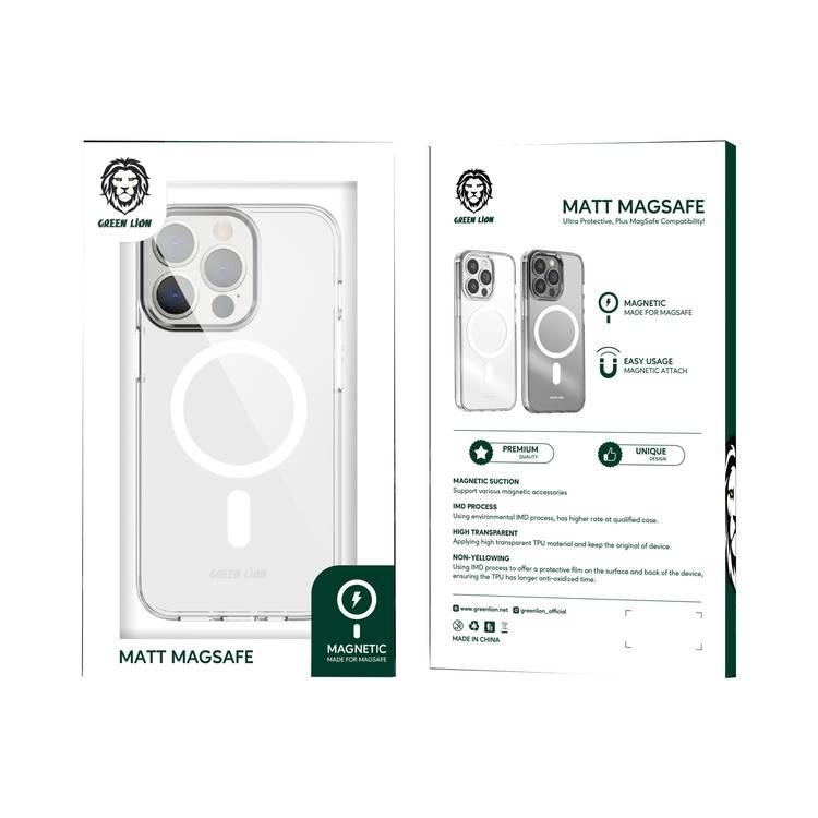 Green Lion Metallic Frame TPU Transparent Case for iPhone 13 Pro, anti falling , shock absorption - Black