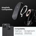 PITAKA Magnetic Car Phone Mount Wireless Charging MagSafe Compatible Dashboard Car Holder with Cooling Fan [MagEZ Car Mount Pro]-Suction Cup